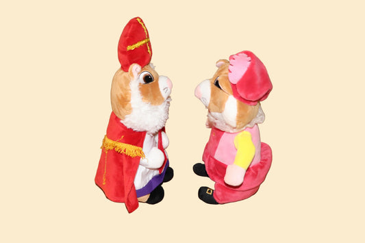 AH Sinterklaas hamster & Pietenhamster – XL set 30 cm