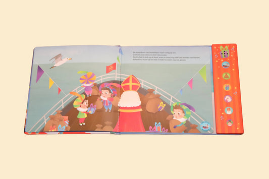 Het grote boek van Sinterklaas – interactief geluidenboek met 6 geluidenknoppen (3+)