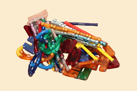 Magnetische Constructieset met 184 Onderdelen – Staven, Ballen en Koppelstukken