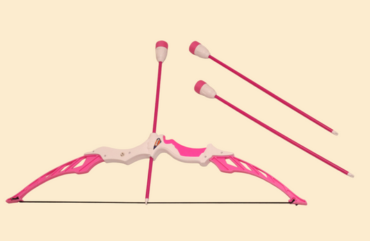 Rubeez Roze Pijl en Boog Set voor Kinderen – met 3 Foam-pijlen