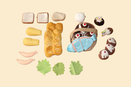 Mega Pluche Picknick- &Lunchmand – 25-delig Ike