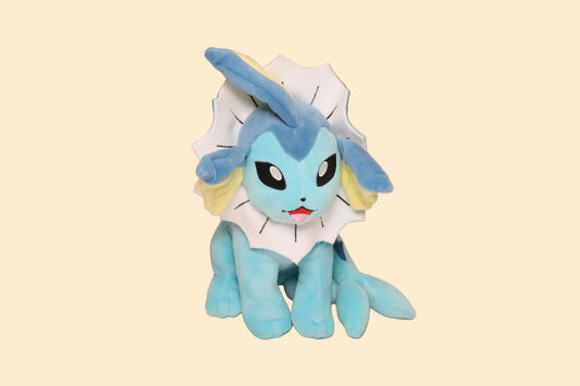 Pokémon Vaporeon Pluche Knuffel – Officiële Merchandise, ca. 22 cm