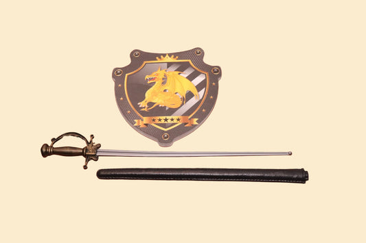 Ridder- of Piratenset met Schild & Zwaard – 3-delig