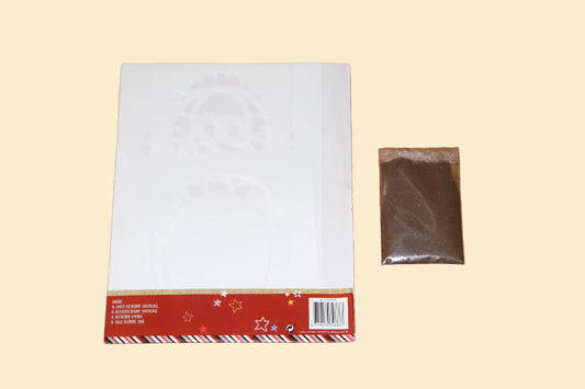 Sinterklaas Voetafdruk Set – 3 Sjablonen met Decoratief Zand