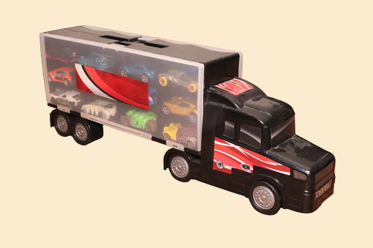 Speelgoed Autotransporter met 24 Auto’s – Transporttruck en Opbergkoffer