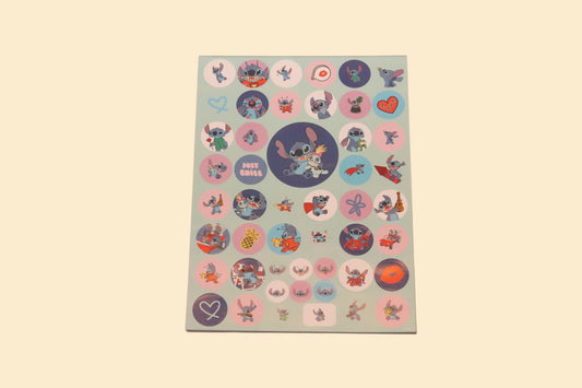 Disney Stitch 1000 Stickers – Stickerboek A4 met Stitch en Angel