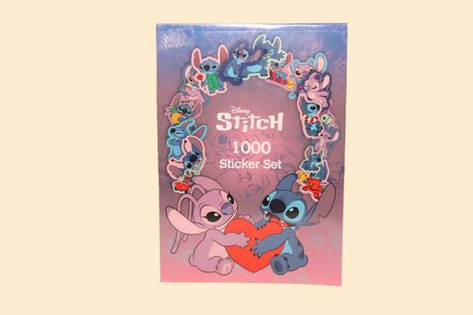 Disney Stitch 1000 Stickers – Stickerboek A4 met Stitch en Angel
