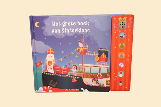 Het grote boek van Sinterklaas – interactief geluidenboek met 6 geluidenknoppen (3+)