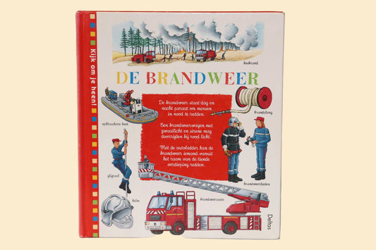 Kijk om je heen! De brandweer – voorkant van het informatieve kinderboek