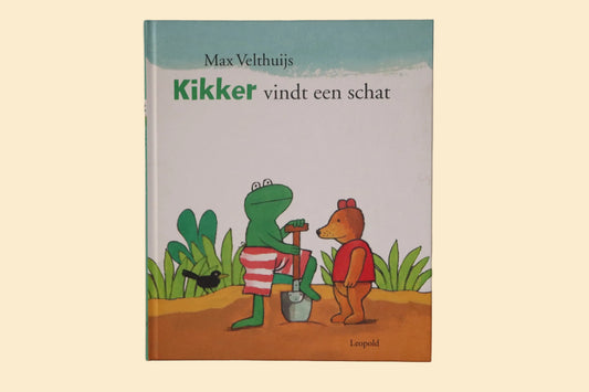 Kikker vindt een schat van Max Velthuijs – voorkant van het boek