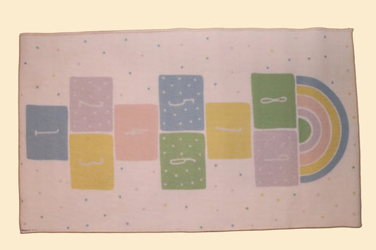 Livarno Home Speelkleed Hinkelbaan – Pastel & Regenboog | 70 × 120 cm