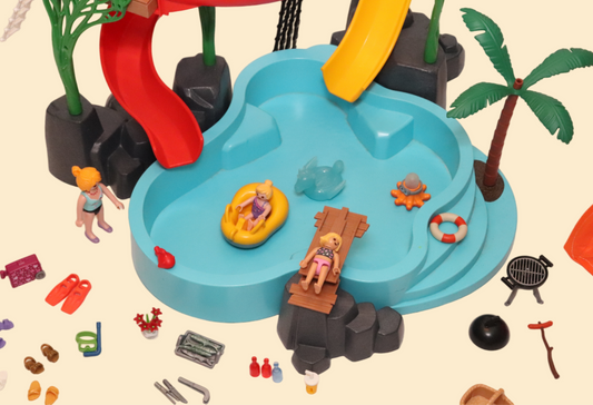 Playmobil Family Fun Waterpark 70609 met Kampeertent en BBQ – Uitgebreide Speelset