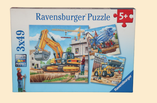 Ravensburger Grote Bouwvoertuigen – voorkant van de doos