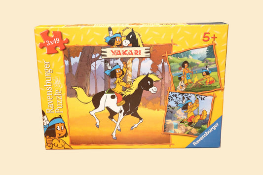 Ravensburger Yakari – 3 Kinderpuzzels van 49 Stukjes vanaf 5 jaar
