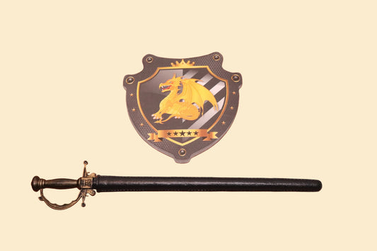 Ridder- of Piratenset met Schild & Zwaard – 3-delig