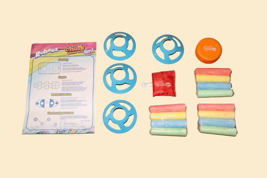 Rubeez Chalk Game Set 4-in-1 – Buitenspeelset vanaf 4 jaar