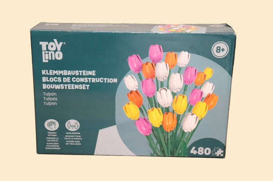 Toy Lino Tulpenboeket Bouwset – 480 Onderdelen, Vanaf 8 Jaar