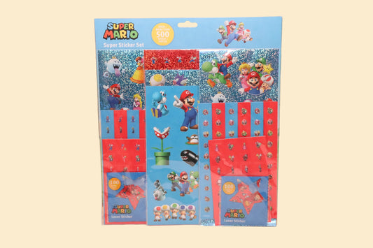 Super Mario Super Sticker Set – Meer dan 500 stickers