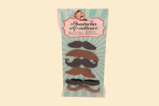 Zelfklevende nepsnorren – Set van 6 verkleedaccessoires